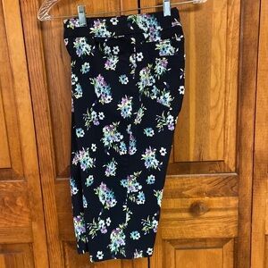 Napa Valley Bermudas Pull-on Navy Floral 10P